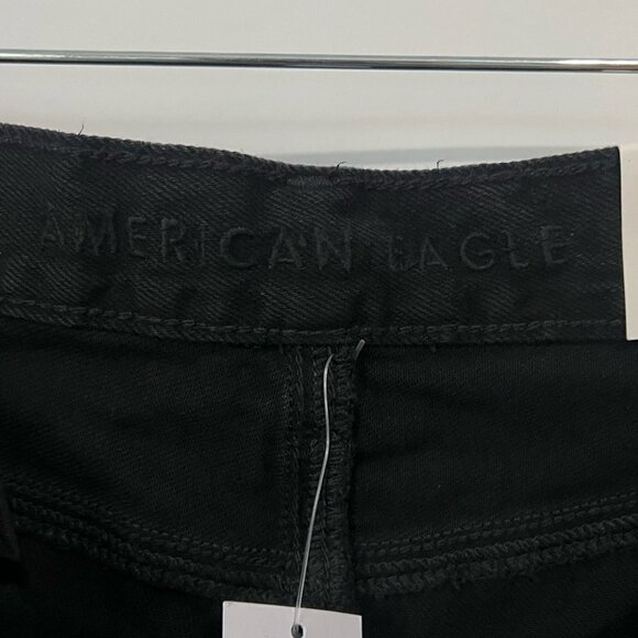 American Eagle, Women's Ripped Mom Jeans - Black Wash. Size: 2 Regular. NWT - Picture 4 of 16